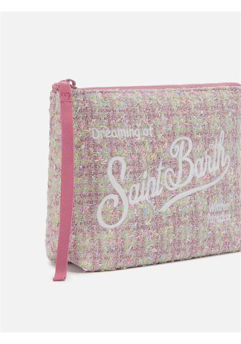 Pochette con logo SAINT BARTH | ALI0027 ALINE TWEED00267I 21 LUREX EMB